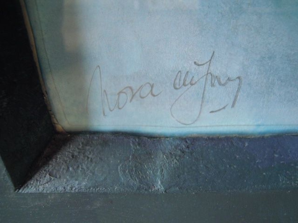 Serie 3 moderne schilderijen Nora de Jong-Proeme 1934- 243 X 126 cm kopen? Bied vanaf 65!