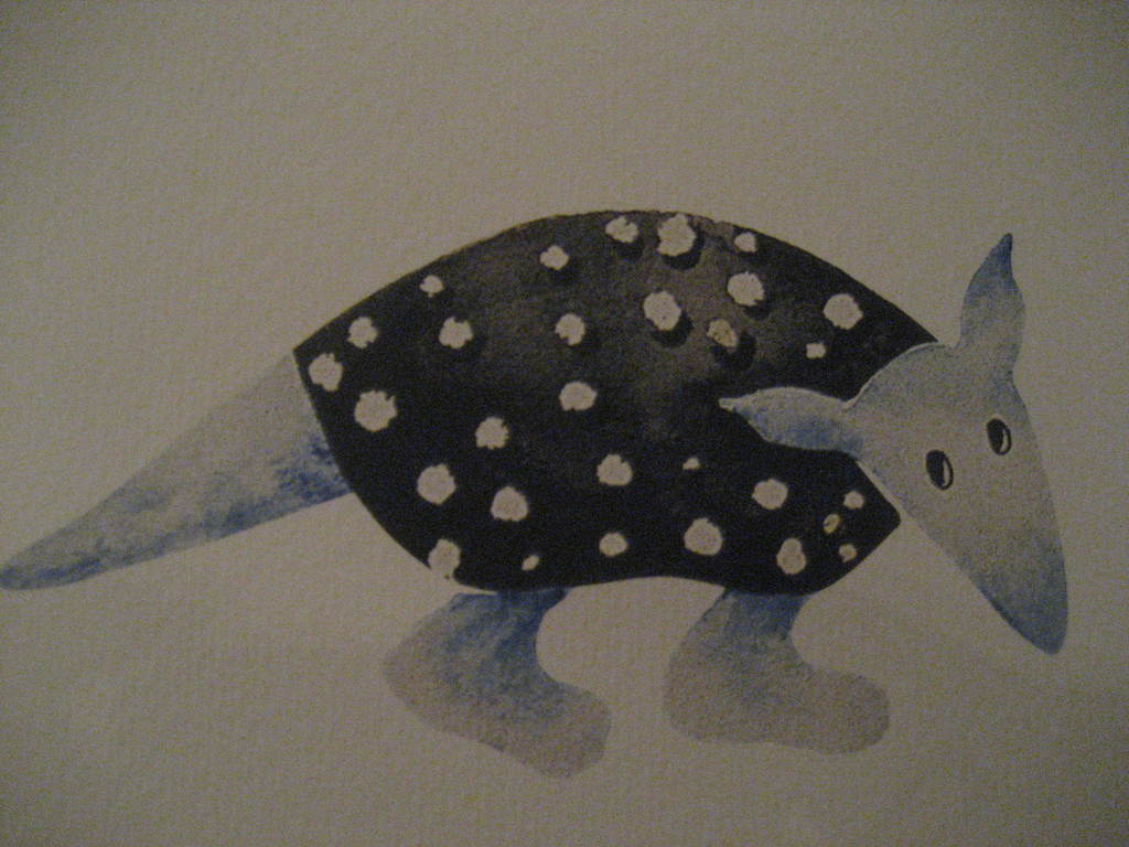 Irene Rezzonico Kleurenzeefdruk Armadillo kopen? Bied vanaf 10!