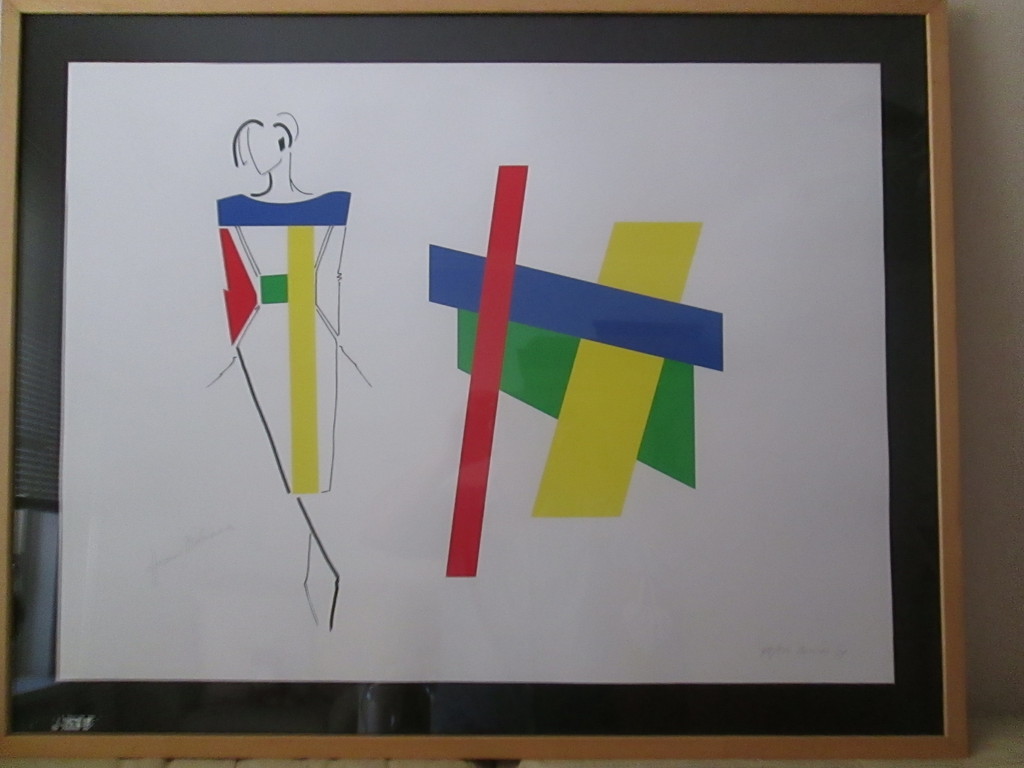 frans molenaar en bonies zeefdruk mooie kleuren . verkocht voor € 85!