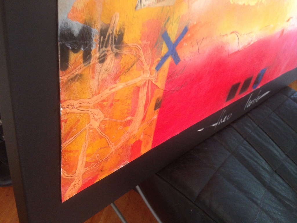 Theo koster , gemengde techniek, travelling kopen? Bied vanaf 1!