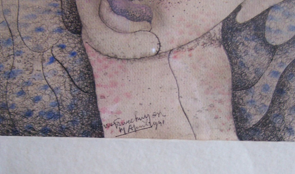 WILLEM HENDRIK TWEEHUYSEN  -  pentekening kopen? Bied vanaf 30!