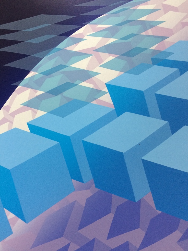 Hans Klaui, genummerde en gesigneerd zeefdruk uit 1988 in perfecte staat! verkocht voor € 35!