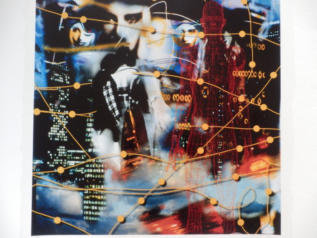 ARTURO STAD BIJ NACHT Zeer Grote Giclee Handgesigneerd kopen? Bied vanaf 1!