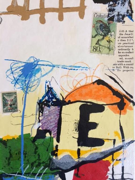 Theo Koster Zeefdruk en collage E verkocht voor € 35!