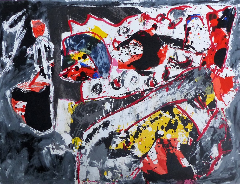 Doucet,zeefdruk op papier,Handgesigneerd kopen? Bied vanaf 100!