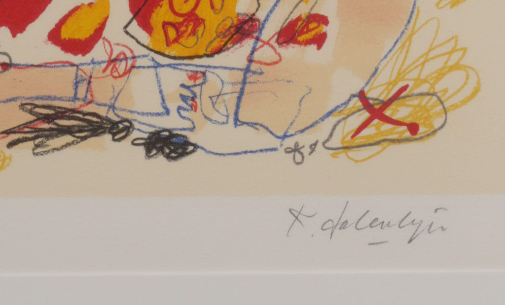 Kees Salentijn: Zeefdruk, Vestidos IV - Ingelijst kopen? Bied vanaf 40!