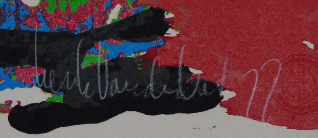 Karel Appel, Kleurenzeefdruk, Het gele hoofd, Gesigneerd kopen? Bied vanaf 165!