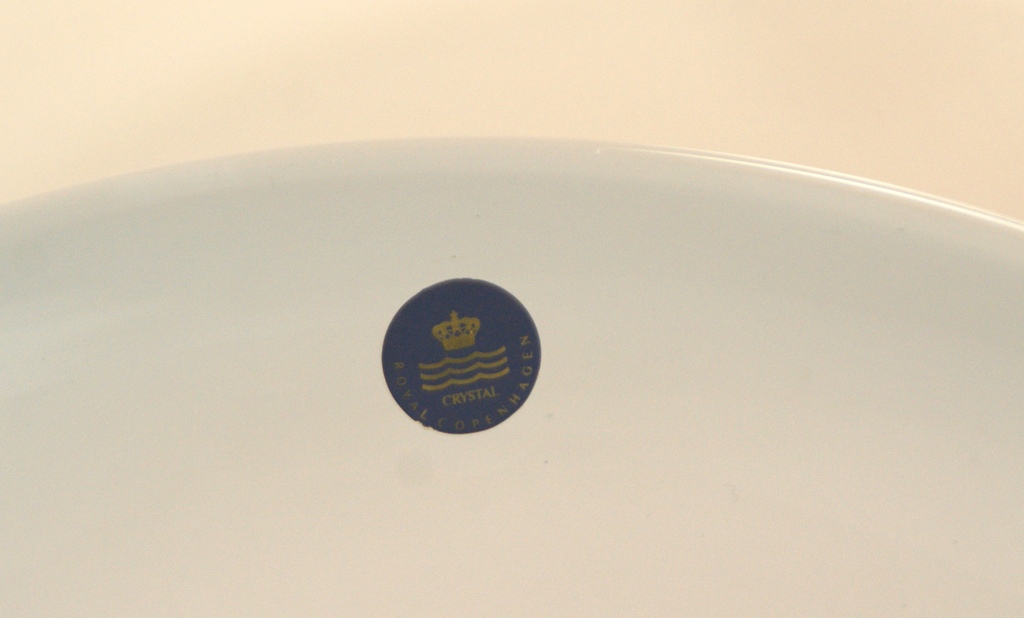 Ongespecificeerd - Per Lütken voor Royal Copenhagen: Selandia dish glazen blauwe schaal kopen? Bied vanaf 20!