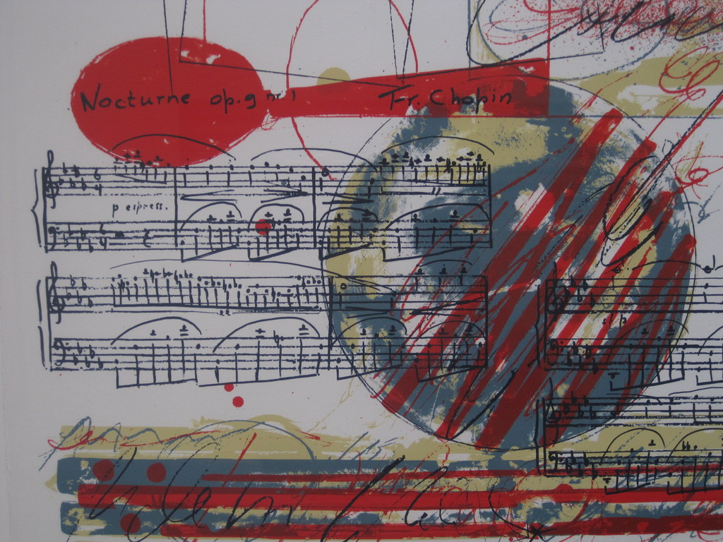 S.Middleton (1928-) litho "Chopin Nocturne opus 8" 18/75 - 1972  kopen? Bied vanaf 1!