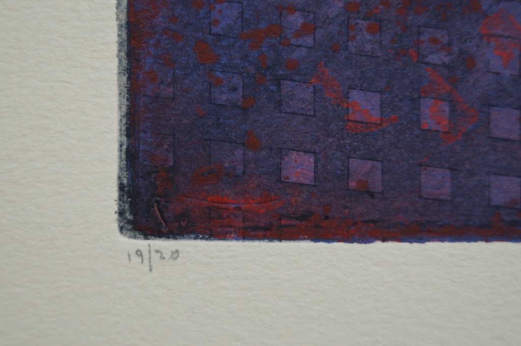 Mark Visione - gesigneerde ets - Aware (morning interior) III kopen? Bied vanaf 25!