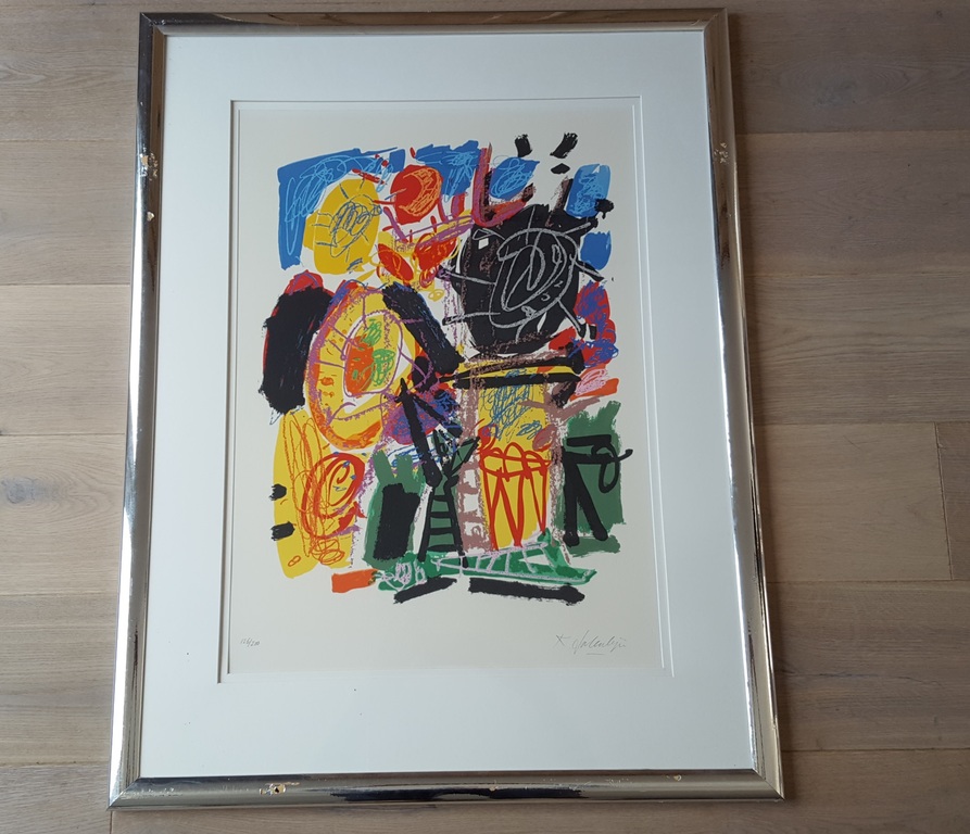 Kees Salentijn - zeefdruk 126/200, gesigneerd (groot)  kopen? Bied vanaf 60!