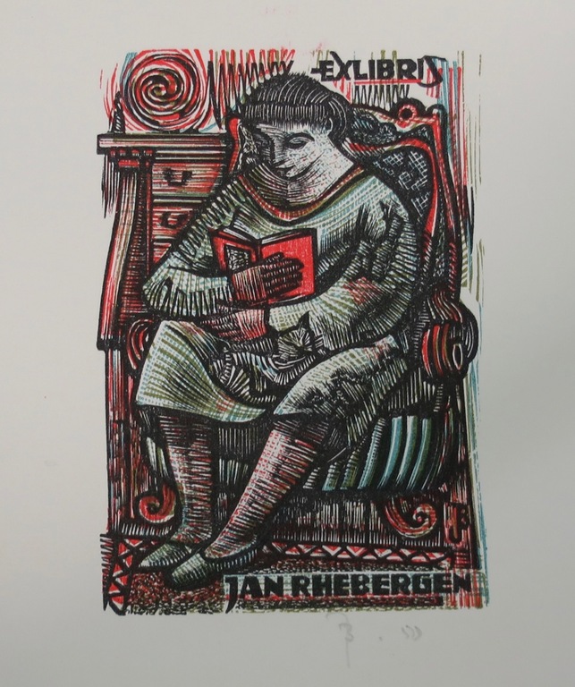 Lot met 14 items (Ex-libris), van o.a. Jan Battermann kopen? Bied vanaf 1!