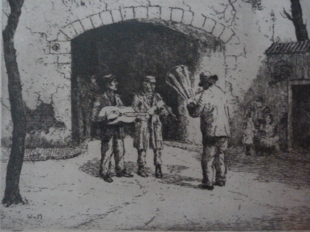 Fraaie en grote ets van Martin van Waning  ( Den Haag 1887 – 1972  Dokkum ) kopen? Bied vanaf 1!