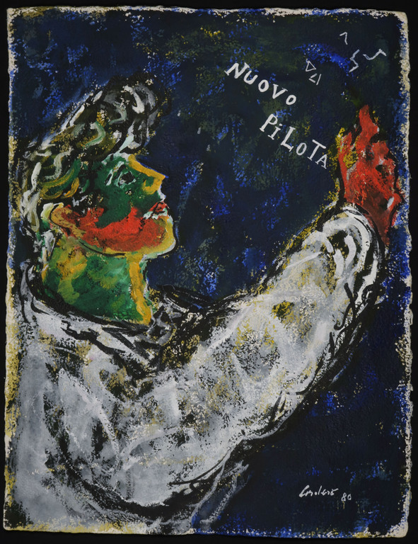 Horacio Cordero: Gouache op geschept papier, Nuovo Pilota kopen? Bied vanaf 100!