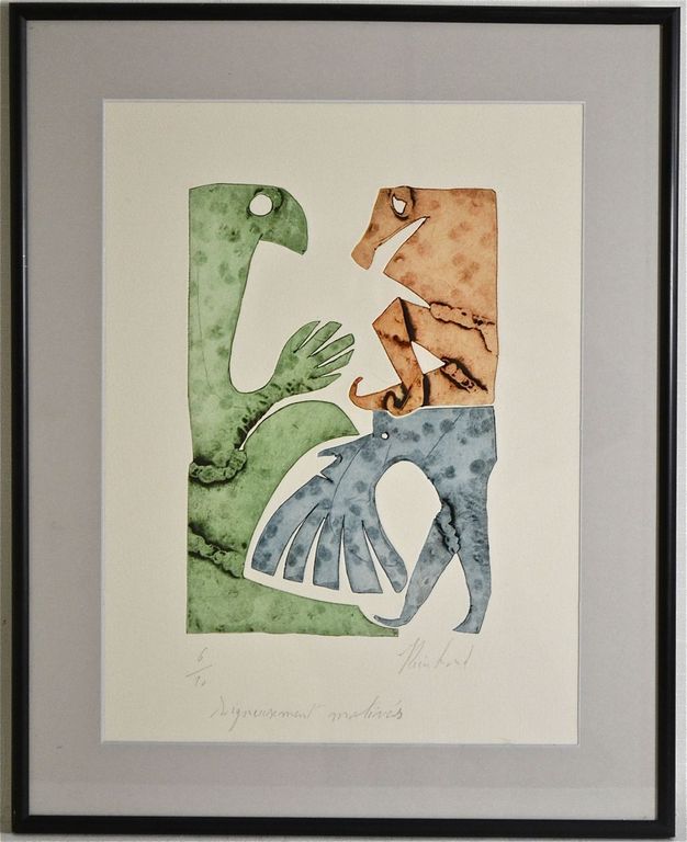 Reinhoud: Ets/aquatint. Soigneusement motives kopen? Bied vanaf 250!
