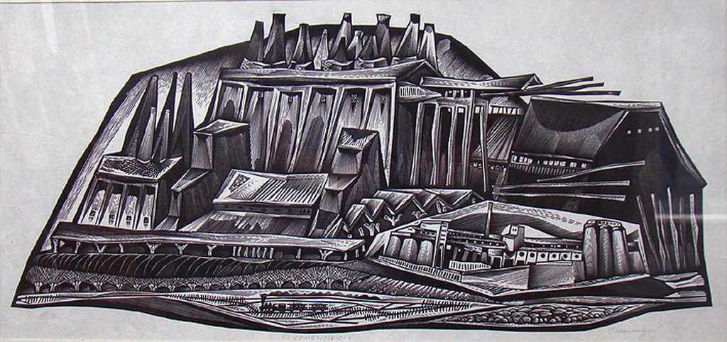 I Cementifici ( Ingelijst). verkocht voor € 50!