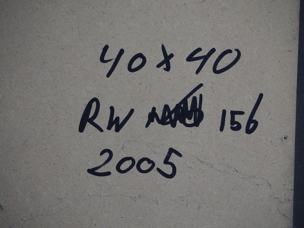 Ron van der Werf: Acryl op linnen, RW156 kopen? Bied vanaf 150!