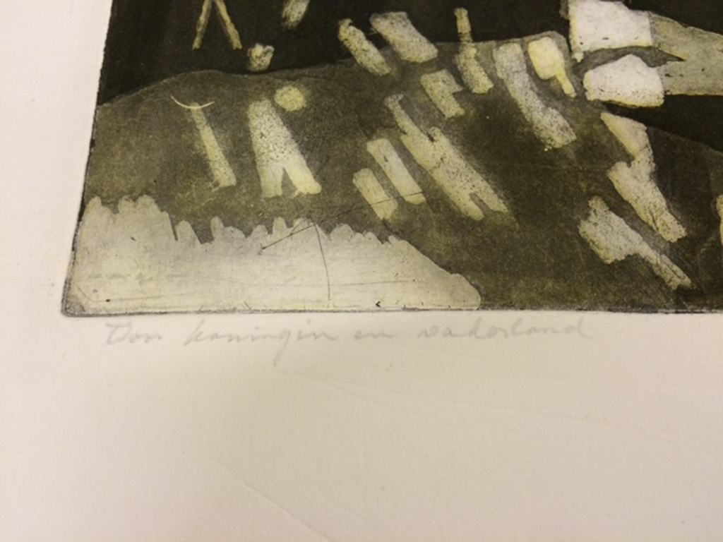 Lucas van der Pol, Voor koningin en vaderland, ets 8/10, 1977 kopen? Bied vanaf 30!