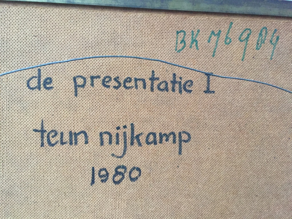 Teun Nijkamp - Tekening (45 x 31 cm) 1980 - De Presentatie I kopen? Bied vanaf 1!