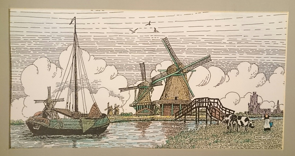 Pentekening Henk Stals (1940) kopen? Bied vanaf 15!