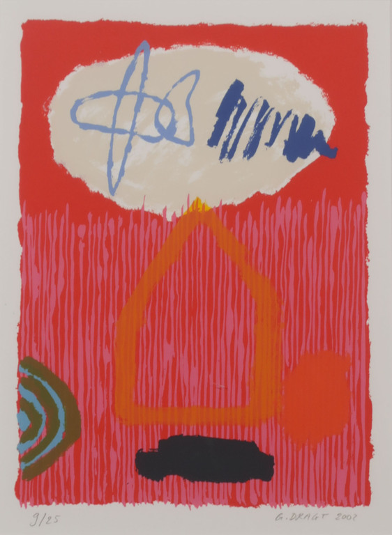 Gijs Dragt: Zeefdruk, Black box III - Ingelijst kopen? Bied vanaf 20!