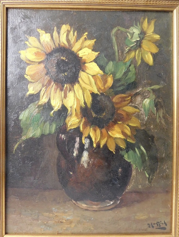 H. Endlich (1886-1948) - Zonnebloemen kopen? Bied vanaf 70!