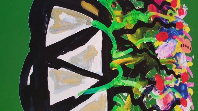 Blazing star green - GiclÃ©e - gesigneerd en genummerd - oplage 75 - 2014 kopen? Bied vanaf 1!