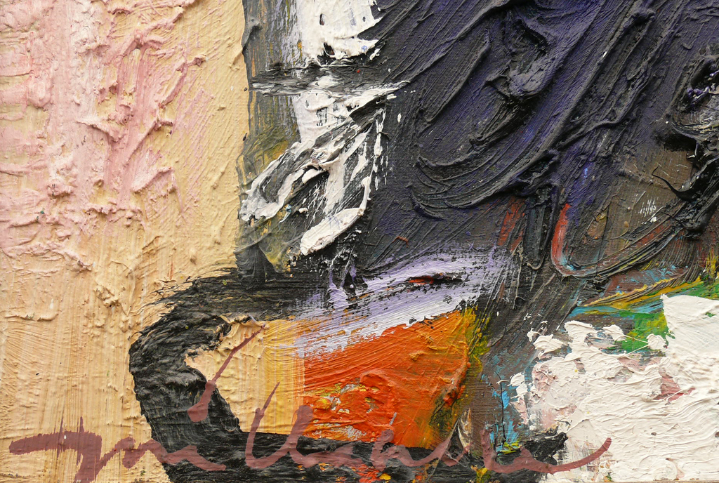 Guillaume Lo-A-Njoe (1937), Olieverf op doek, Abstract kopen? Bied vanaf 400!