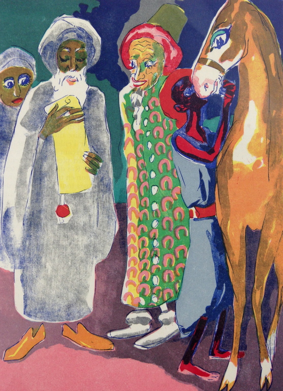 Kees van Dongen, Originele houtgravure uit 1955 kopen? Bied vanaf 1!
