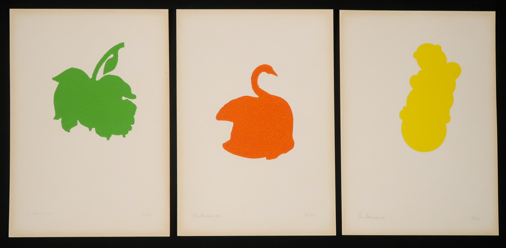 Lot met 3 werken van Henny van Leeuwen: Lino, Zonder titel kopen? Bied vanaf 1!