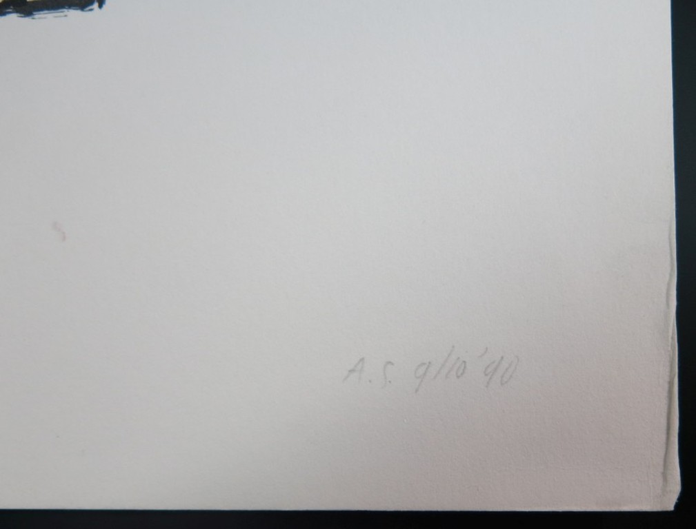 Anne Semler: Met de hand ingekleurde litho, Berglandschap  kopen? Bied vanaf 1!