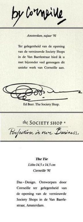 Corneille, The Tie LITHO NIEUW INGELIJST MET ENVELOP  kopen? Bied vanaf 85!
