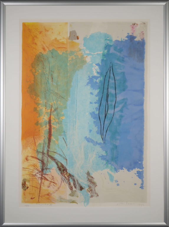Peter Schenk: Zeefdruk, Compositie III - Ingelijst (Groot) kopen? Bied vanaf 70!