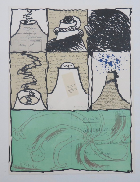 Pierre Alechinsky: Litho, Transport d'objects - Ingelijst kopen? Bied vanaf 250!