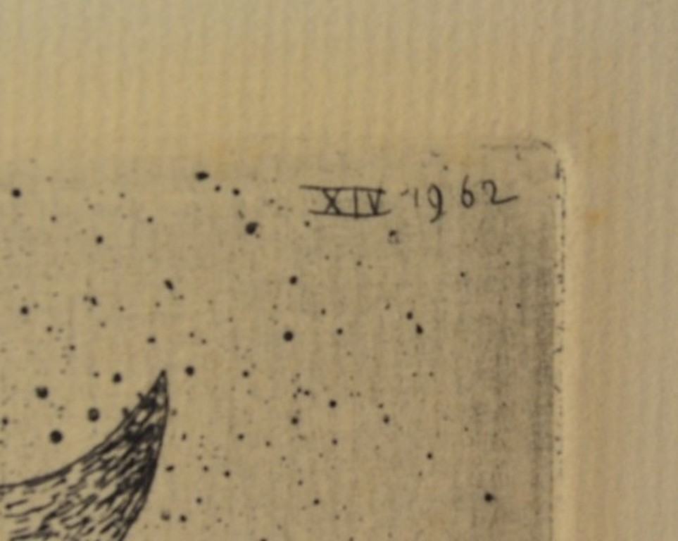 Henk Hester, ets, vis  kopen? Bied vanaf 40!