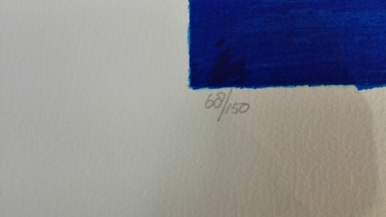 Henk Kuijpers, zeefdruk op papier,Titel: Nisaki kopen? Bied vanaf 35!