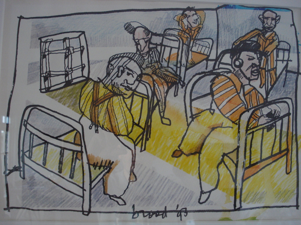 Herman Brood originele tekening TOPWERK 1993 verkocht voor € 750!