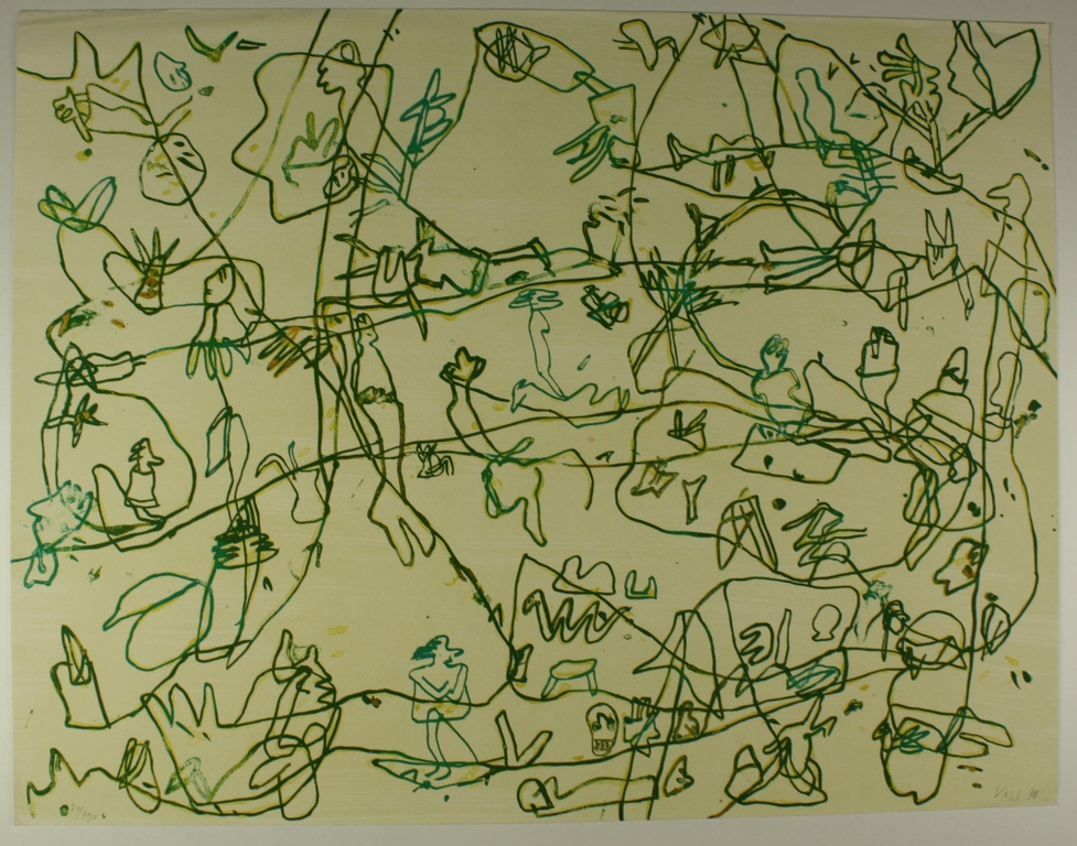 Jan Voss, zeefdruk, 1978 kopen? Bied vanaf 85!