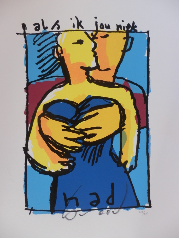 HERMAN BROOD Gelimiteerde en Handgesigneerde Zeefdruk ALS IK JOU NIET HAD kopen? Bied vanaf 195!
