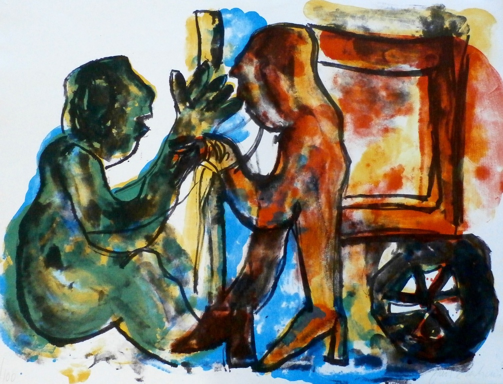 Jan Sierhuis - litho - 1995 verkocht voor € 75!