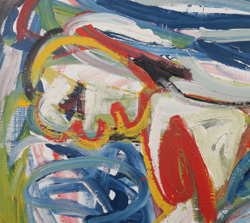 Martin van Wordragen: Olieverf op doek, Gevecht met kleuren - Ingelijst kopen? Bied vanaf 550!