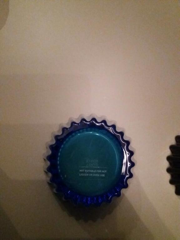 Anna Ehrner, Kunstvormige Waxinelichthouders, 'CupCake' Blauw & Lilla kopen? Bied vanaf 12!