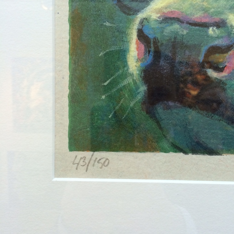 Theo Onnes, zeefdruk met lijst, Titel  kopen? Bied vanaf 50!