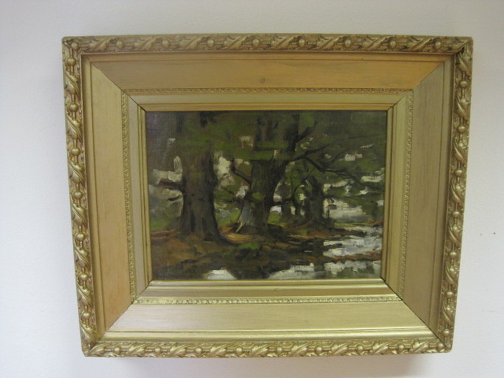 H.v Leeuwen van Oudewater - impressionistisch landschap Haagse School navolger kopen? Bied vanaf 1!