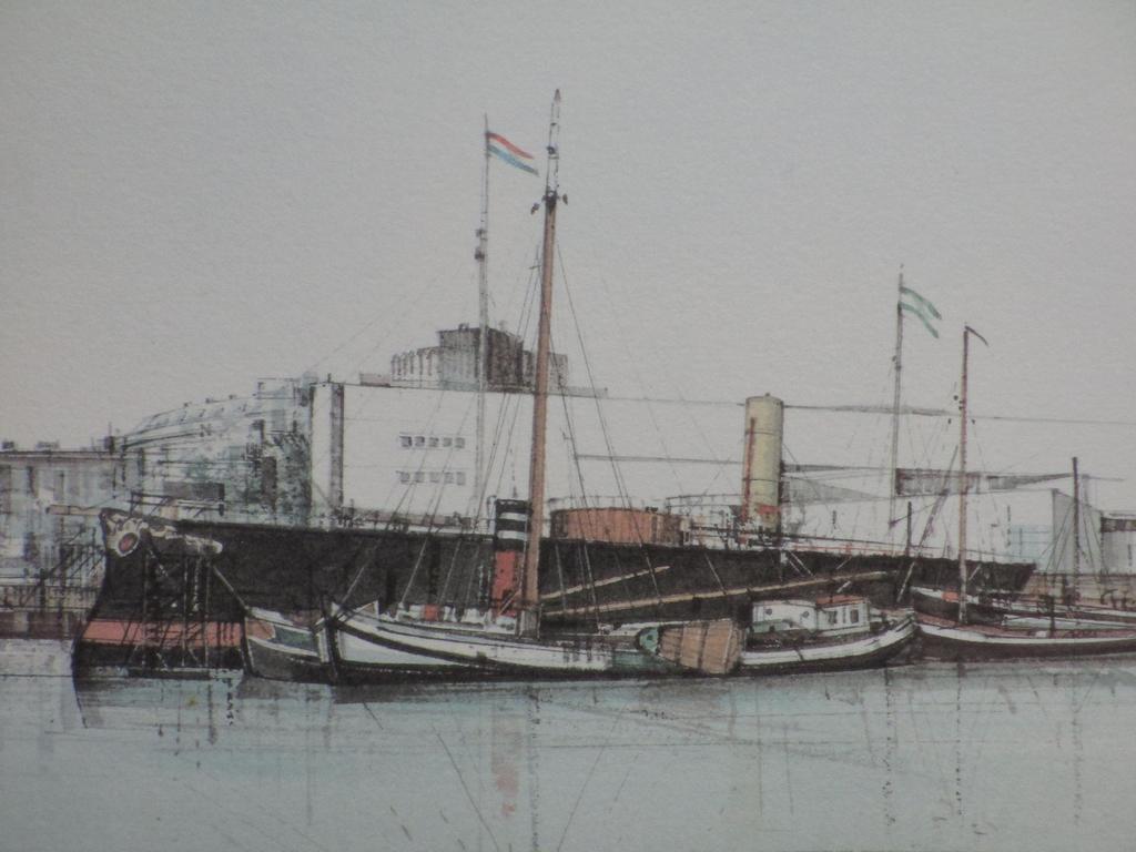 Ciano Siewert, Leuvehaven Rotterdam, Kleuren offset litho kopen? Bied vanaf 1!