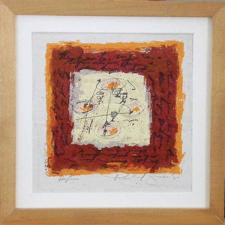 Richard Smeets 2 zeefdrukken uit de serie Tafelgesprekken verkocht voor € 59!