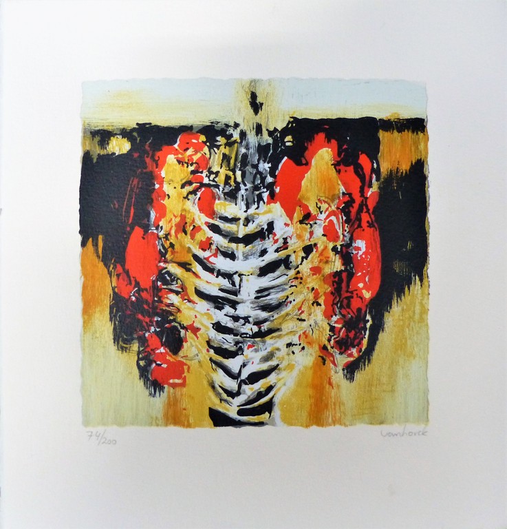 Vanhorck,Zeefdruk op papier,Handgesigneerd kopen? Bied vanaf 15!