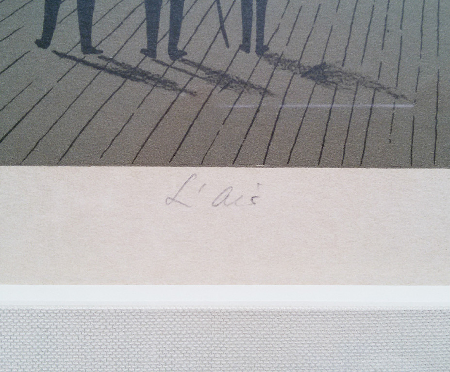 Gaston Bogaert - L’air, litho (ingelijst) kopen? Bied vanaf 75!