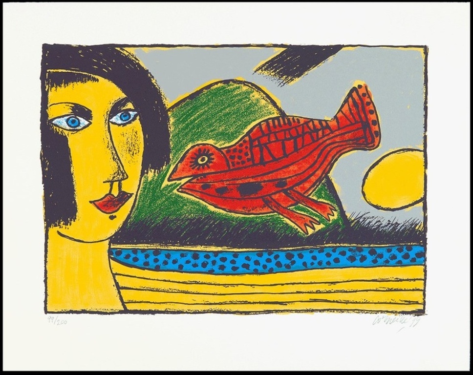 Corneille: Zeefdruk, La venue de l'oiseau kopen? Bied vanaf 120!