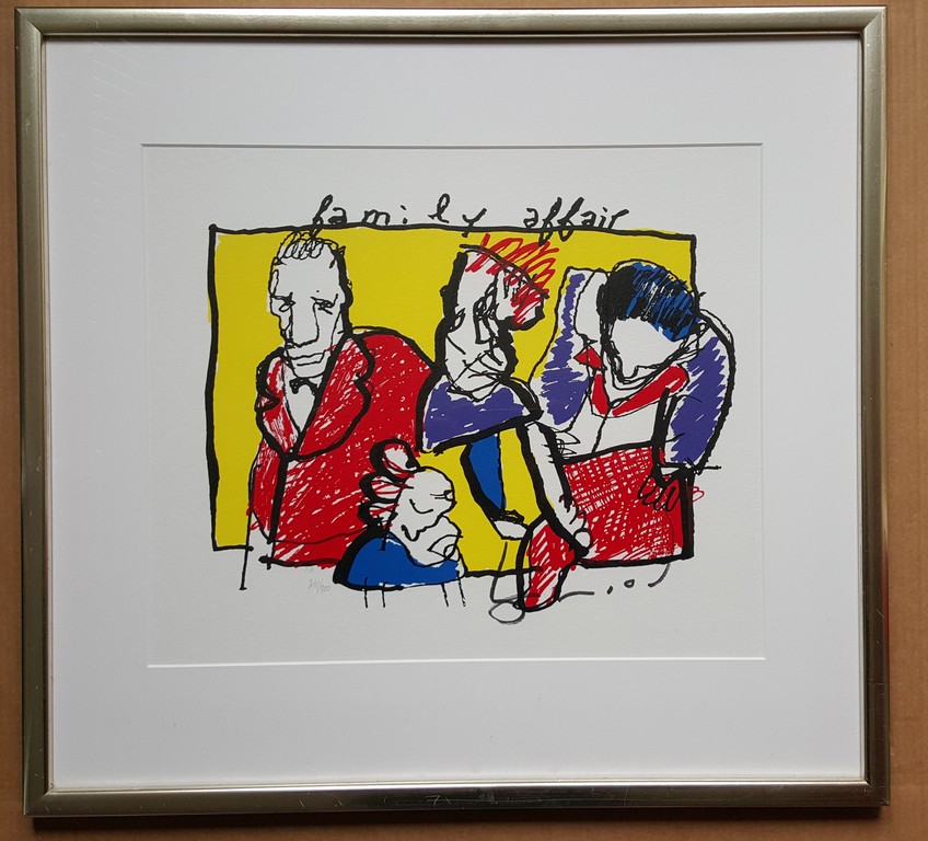 Ingelijste zeefdruk van Herman Brood  kopen? Bied vanaf 1!